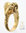 Gold Ram Head Ring 14K Yellow
