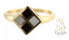 Onyx & Mother of Pearl Ring 14K Yellow