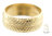 Gold Engraved Wedding Band 14KY