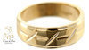 Gold Tapered Wedding Band 14K Yellow