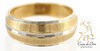 Gold Tapered Band 14K Two Tone