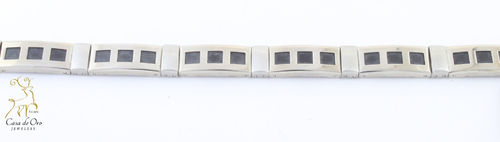 Men's Bracelet Stainless/Rubber