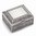 Pewter Tone Floral Square Jewelry Box