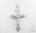 First Communion White Rosary and Clear Box