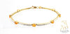 Opal & Diamond Bracelet 14K Yellow