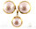 Pearl (Mabe) Pendant & Earring Set 18KY
