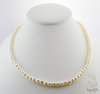 Freshwater Button Pearl Necklace 14KY