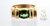 Green Tourmaline Ring 14K Yellow