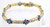 Sapphire & Diamond Bracelet 14K Two-Tone