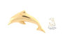 Dolphin Charm 14K Yellow