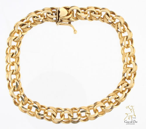 Gold Charm  Bracelet 14K Yellow