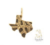 Gold Texas Nugget Charm 14K Yellow