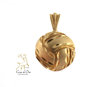Gold Volleyball Charm 14K