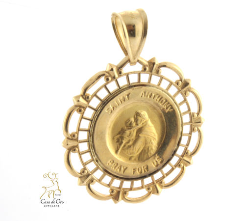 Gold St. Anthony Medal 14KY