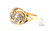Diamond "Knot" Ring 14K Yellow