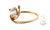 Cubic Zirconia Ring 10K Yellow