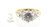 Cubic Zirconia Ring 14K Yellow