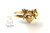 Gold Angels & Heart Ring 14K Yellow