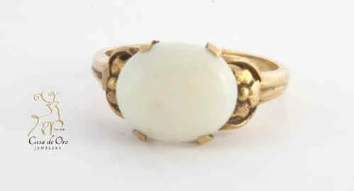 Opal Ring 10K Yellow Gold