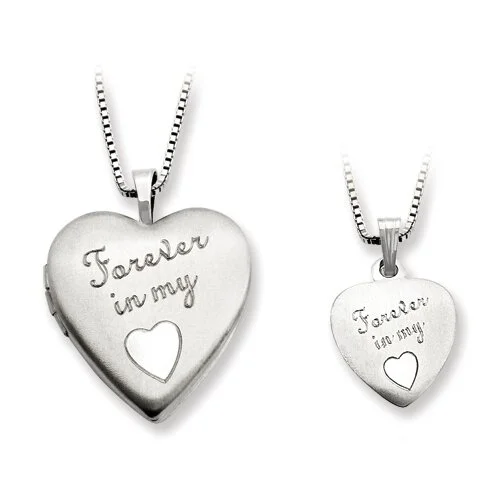 Forever in My Heart Locket & Pendant Set