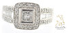 Diamond Engagement Ring 14K White