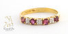 Ruby & Diamond Ring 10K Yellow