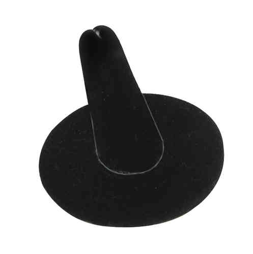Black Leatherette Single Finger Display