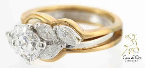 Lab Grown Russian Stone Ring Gold Plated