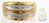 Cubic Zirconia Ring 14K Tri-Color