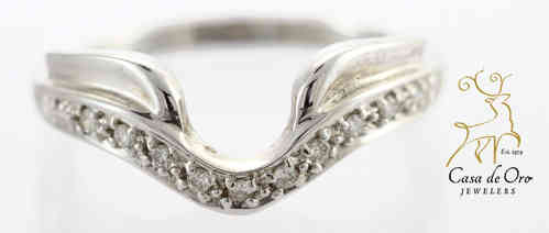 Diamond Wrap Ring 14K White