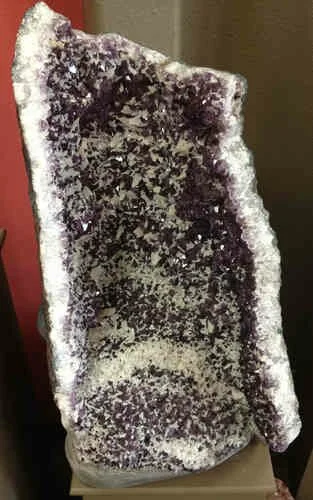 Amethyst Geode with Calcite