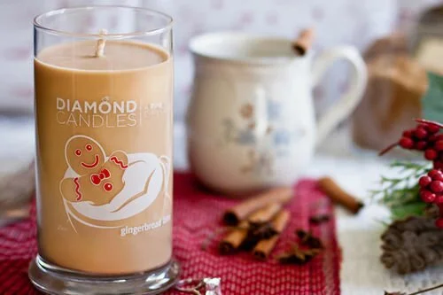 Gingerbread Latte Diamond Candle