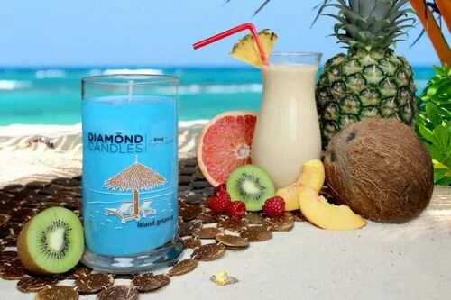 Island Getaway Diamond Candle
