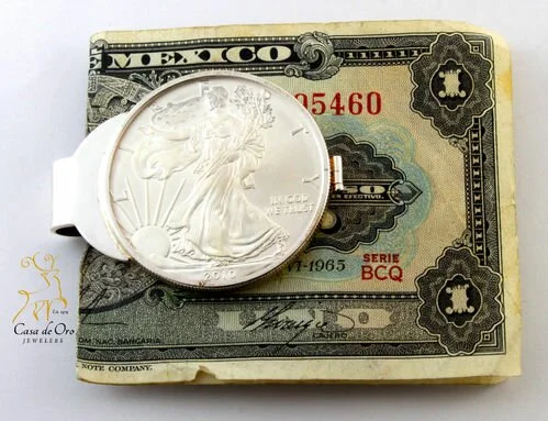 Sterling Money Clip for US 1oz Eagle