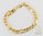 Men's Figaro Bracelet 14K Yellow