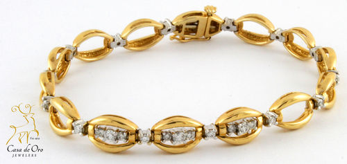 Diamond Bracelet 14K Yellow