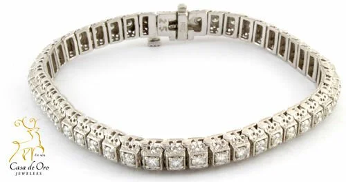 Diamond Bracelet 14K White 3.0ctw