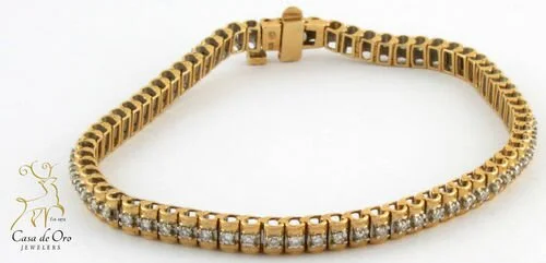 Diamond Bracelet 14K Yellow 1.0ctw