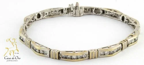 Diamond Bracelet 10K White