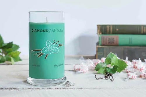 Vanilla Mint Diamond Candle