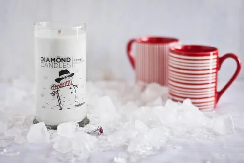 Fresh Snow Diamond Candle