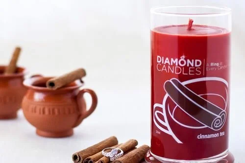 Cinnamon Tea Diamond Candle