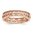 Sterling Silver Pink-plated Carved Band