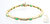 Emerald & Diamond Bracelet 14K Yellow