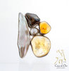 Pearl, Opal & Amber Ring Sterling
