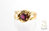 Garnet Ring 14K Yellow