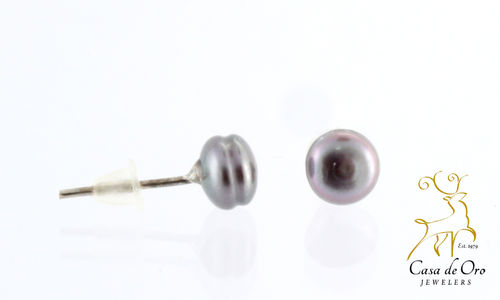 Pearl (Black Freshwater) Earrings