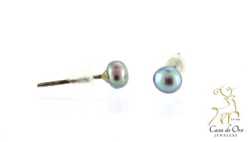 Pearl (Freshwater) Stud Earrings Sterling
