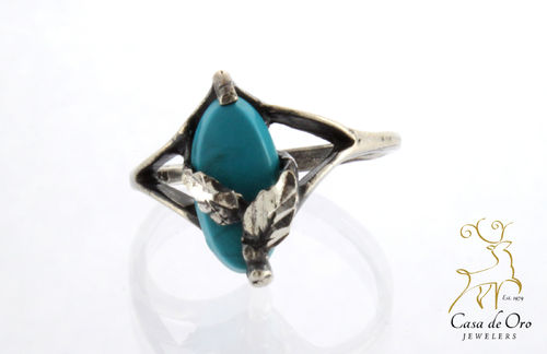 Turquoise Ring Sterling Silver