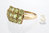 Peridot Ring 14K Yellow